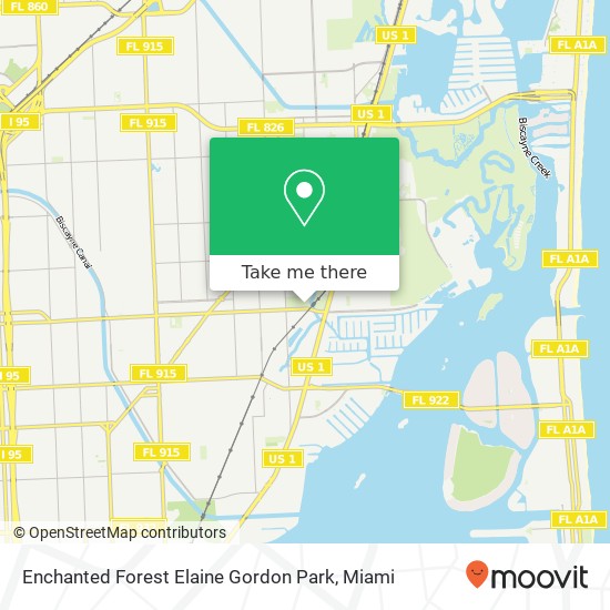 Mapa de Enchanted Forest Elaine Gordon Park