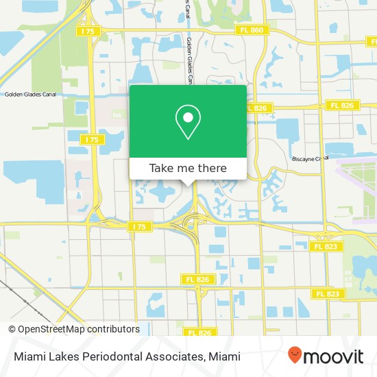 Miami Lakes Periodontal Associates map