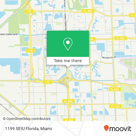 1199 SEIU Florida map