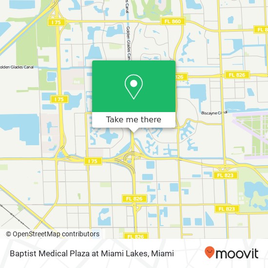 Mapa de Baptist Medical Plaza at Miami Lakes