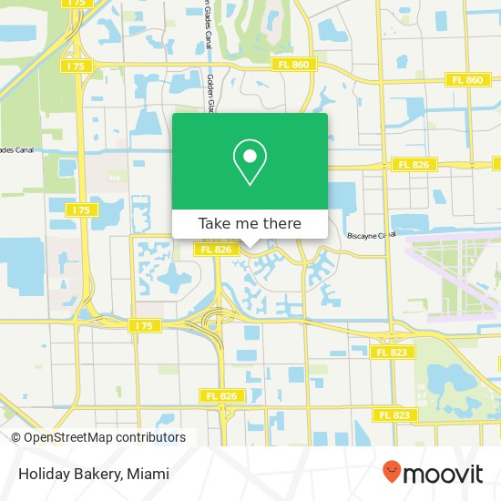 Holiday Bakery map