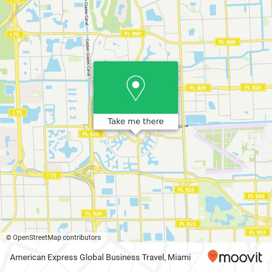 American Express Global Business Travel map