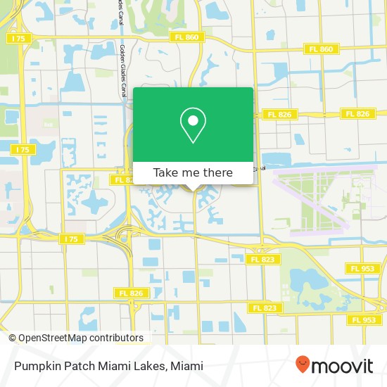Mapa de Pumpkin Patch Miami Lakes