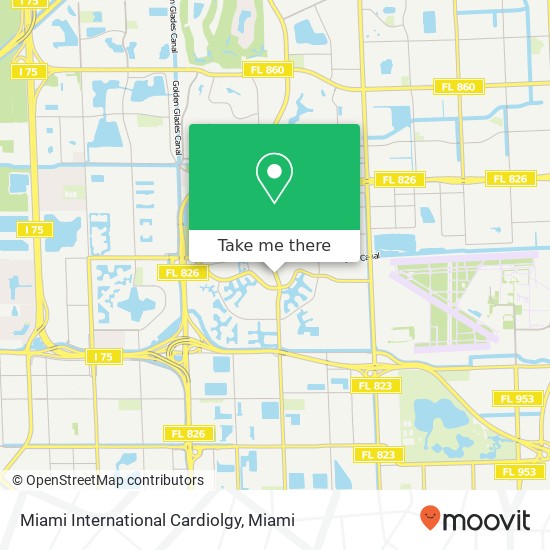 Miami International Cardiolgy map