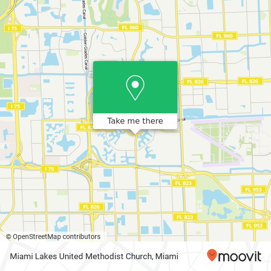 Mapa de Miami Lakes United Methodist Church