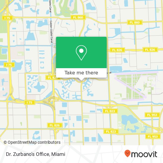 Dr. Zurbano's Office map