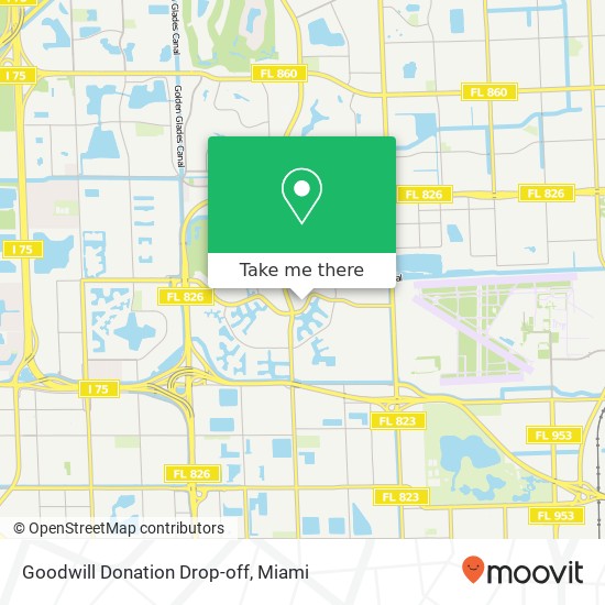 Goodwill Donation Drop-off map