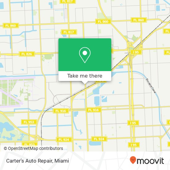 Mapa de Carter's Auto Repair