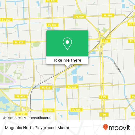 Mapa de Magnolia North Playground