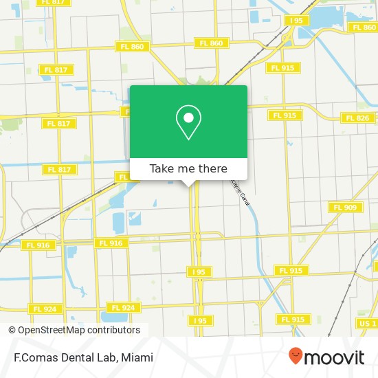 F.Comas Dental Lab map