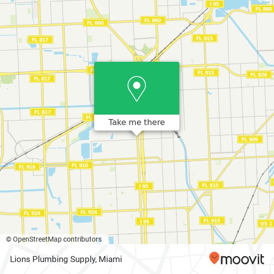 Mapa de Lions Plumbing Supply