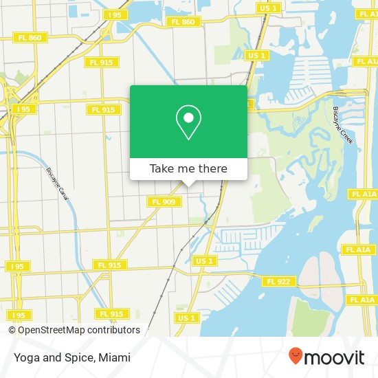Mapa de Yoga and Spice
