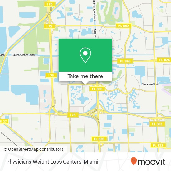 Mapa de Physicians Weight Loss Centers