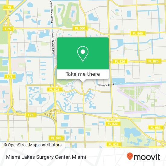 Mapa de Miami Lakes Surgery Center