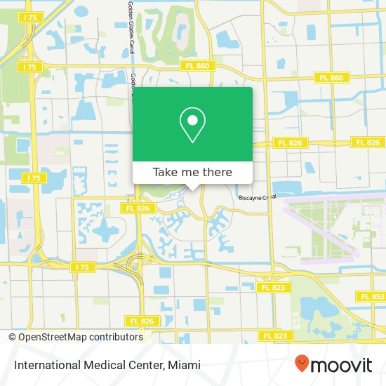 International Medical Center map