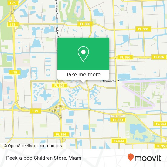 Mapa de Peek-a-boo Children Store