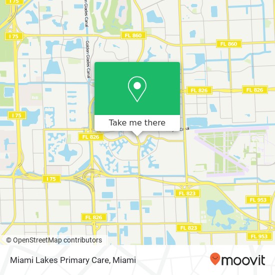 Miami Lakes Primary Care map