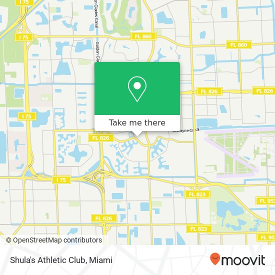 Mapa de Shula's Athletic Club