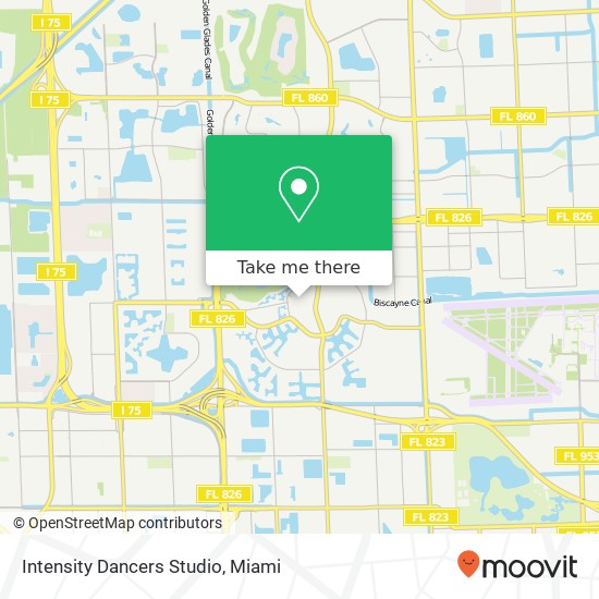 Mapa de Intensity Dancers Studio