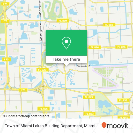 Mapa de Town of Miami Lakes Building Department