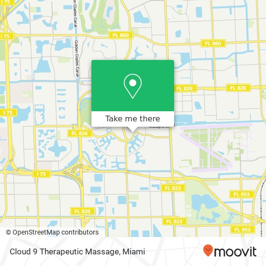 Mapa de Cloud 9 Therapeutic Massage