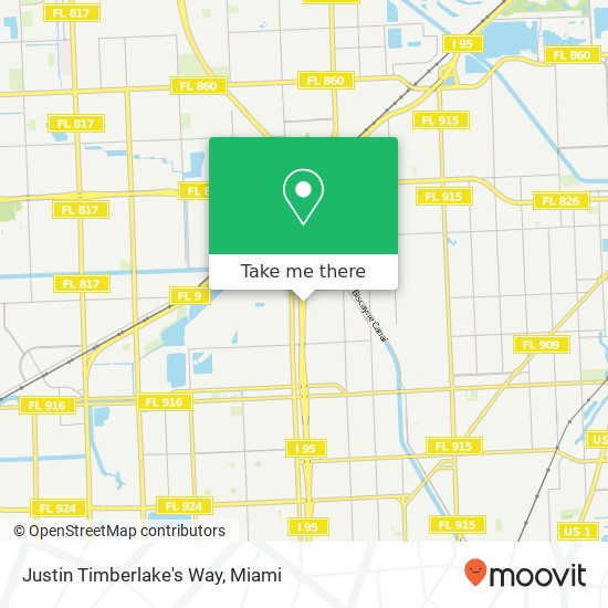 Mapa de Justin Timberlake's Way