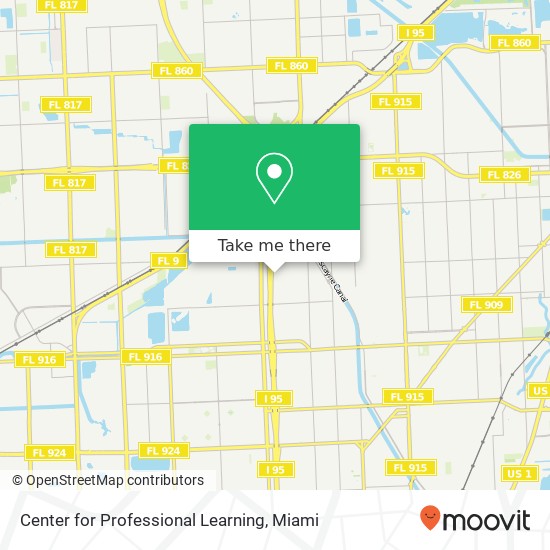 Mapa de Center for Professional Learning