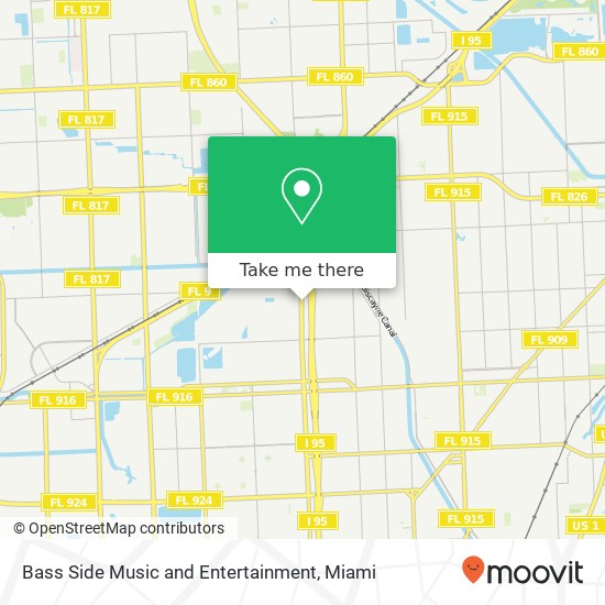 Mapa de Bass Side Music and Entertainment