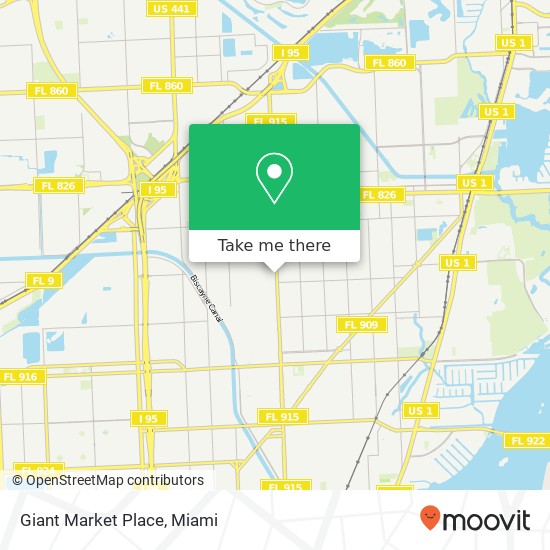 Mapa de Giant Market Place