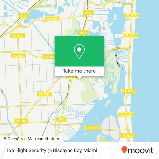 Mapa de Top Flight Security @ Biscayne Bay