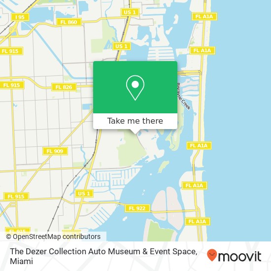 The Dezer Collection Auto Museum & Event Space map