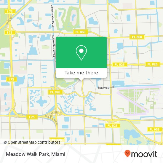 Meadow Walk Park map