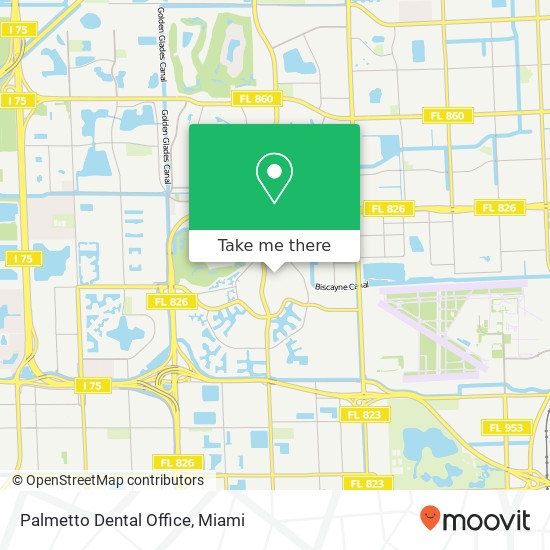 Mapa de Palmetto Dental Office