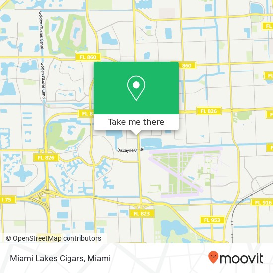Mapa de Miami Lakes Cigars
