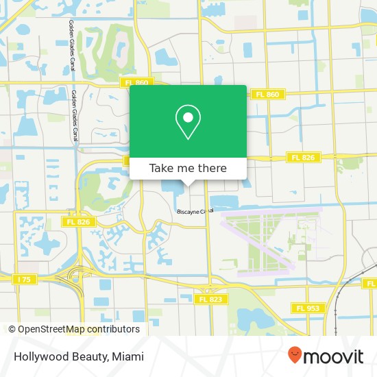 Hollywood Beauty map