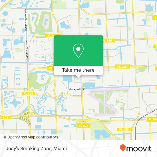 Judy's Smoking Zone map