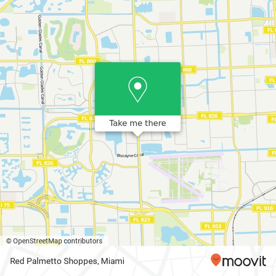 Red Palmetto Shoppes map