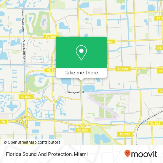 Mapa de Florida Sound And Protection