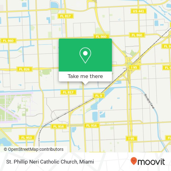Mapa de St. Phillip Neri Catholic Church