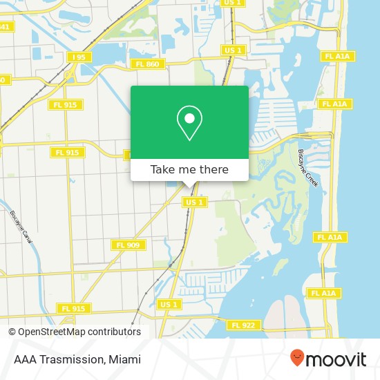 AAA Trasmission map