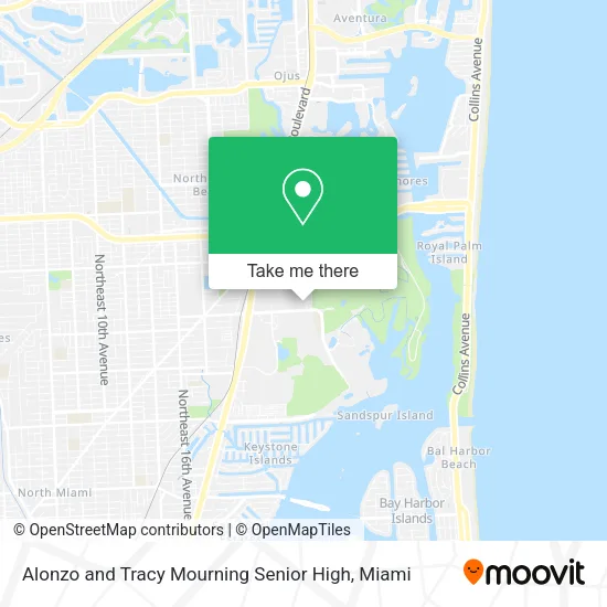 Alonzo and Tracy Mourning Senior High map