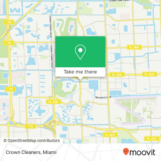 Crown Cleaners map