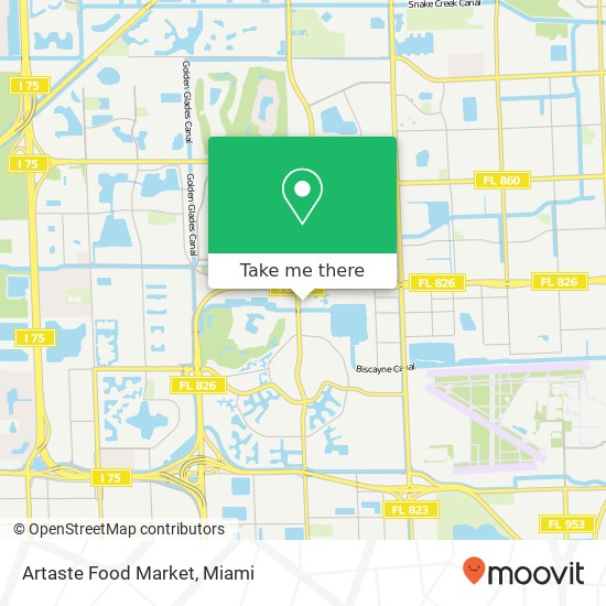 Mapa de Artaste Food Market