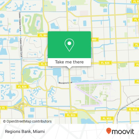 Regions Bank map