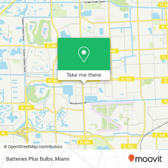 Batteries Plus Bulbs map