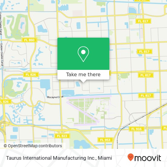 Mapa de Taurus International Manufacturing Inc.