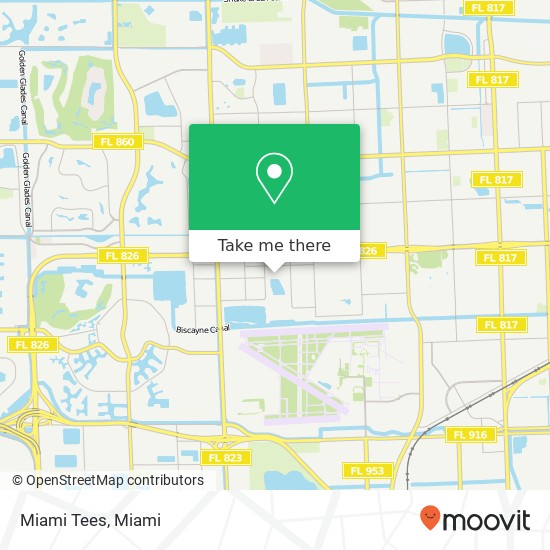 Miami Tees map