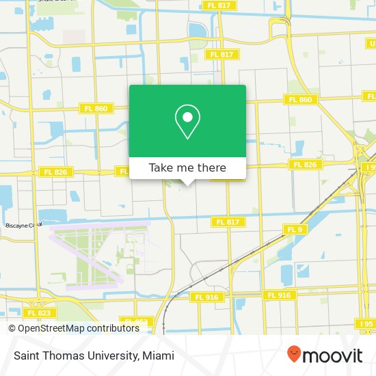 Mapa de Saint Thomas University