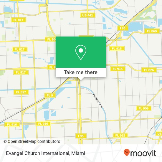 Mapa de Evangel Church International