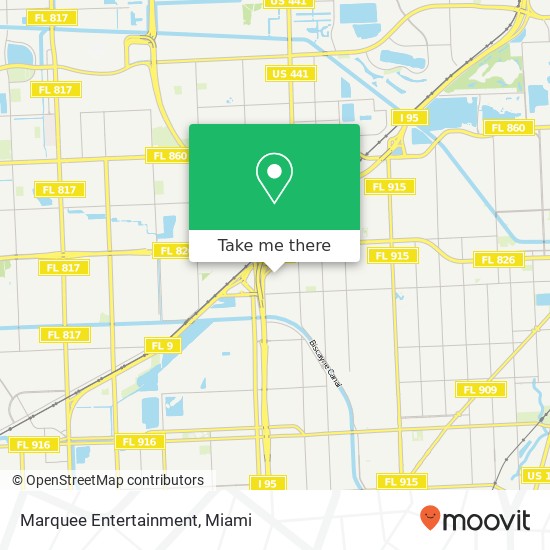 Marquee Entertainment map